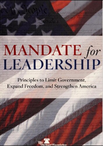 Project 2025; Mandate For Leadership