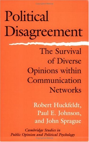 Political Disagreement: The Survival of Diverse Opinions within Communication Networks