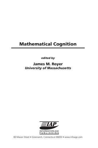 Mathematical Cognition