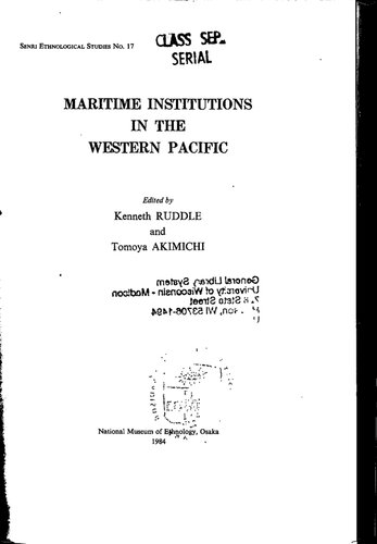 Maritime institutions in the Western Pacific