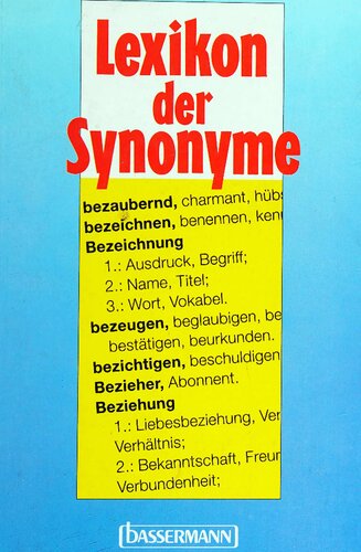 Lexikon der Synonyme