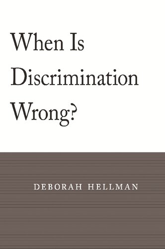 When Is Discrimination Wrong?