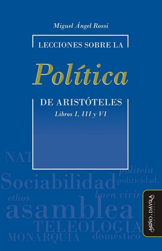 Lecciones sobre la política de Aristóteles: Libros I, III y VI: 5