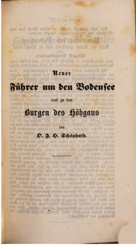 Neuer Führer um den Bodensee und zu den Burgen des Höhgaus