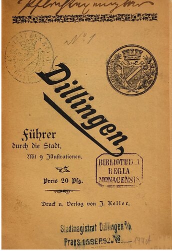 Dillingen. Führer durch die Stadt