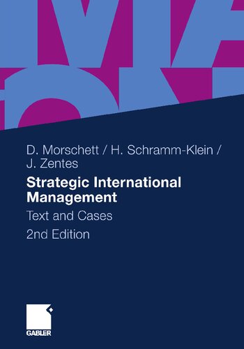 Strategic International Management: Text and Cases