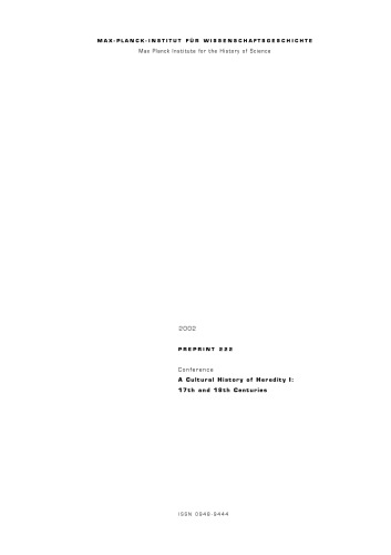 A Cultural History of Heredity