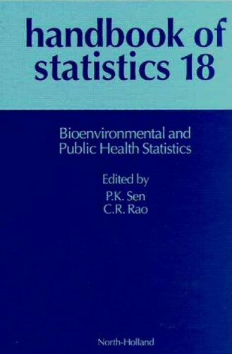 Handbook of Statistics 18 - Bioenvironmental and Public Health Statistics