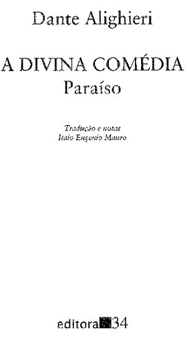 A Divina Comédia: Paraíso (A Divina Comédia, #3) (melhorizado)