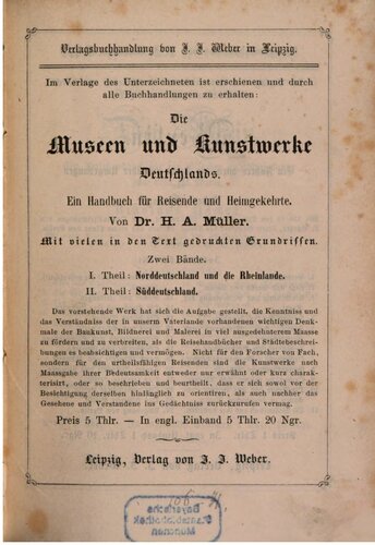 Hamburg. Ein Führer durch die Stadt und ihre Umgebungen