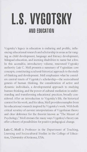 L. S. Vygotsky and Education
