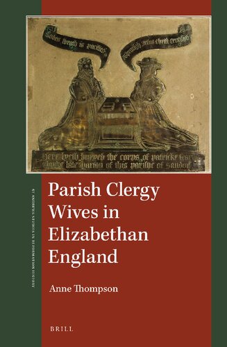 Parish Clergy Wives in Elizabethan England (St. Andrews Studies in Reformation History)