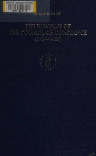 The Reforms of the Council of Constance (1414-1418)