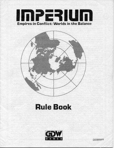 Imperium: Empires in Conflict, World in Balance — Rule Book