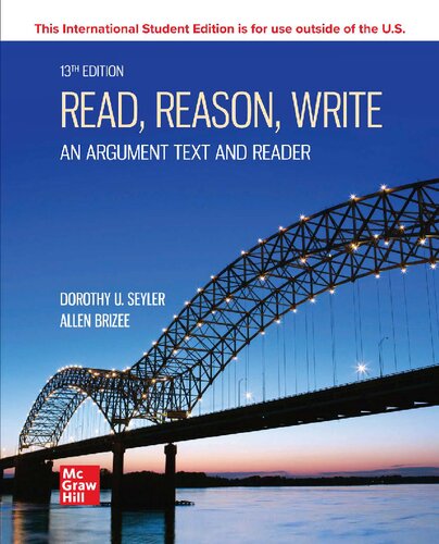Read, Reason, Write: An Argument Text and Reader