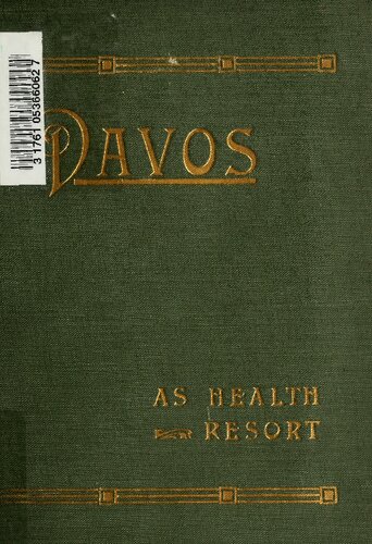 Davos as Health-Resort : A Handbook