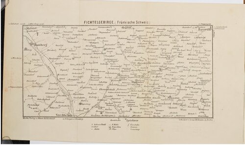 Das Fichtelgebirge und die Fränkische Schweiz. Mit besonderer Berücksichtigung von Bamberg und Bayreuth