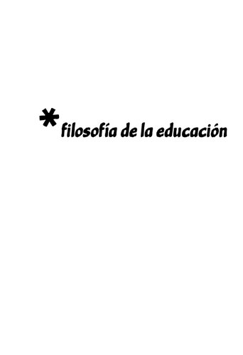 Filosofía de la educación