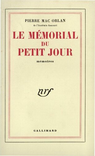 Le Mémorial Du Petit Jour