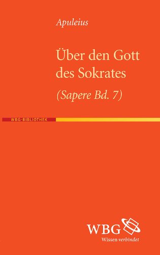 Apuleius: Über den Gott des Sokrates