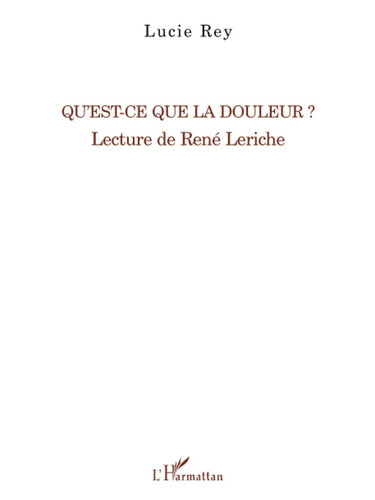 Qu'est-ce que la douleur ?