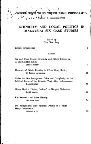 Ethnicity and local politics in Malaysia : six case studies