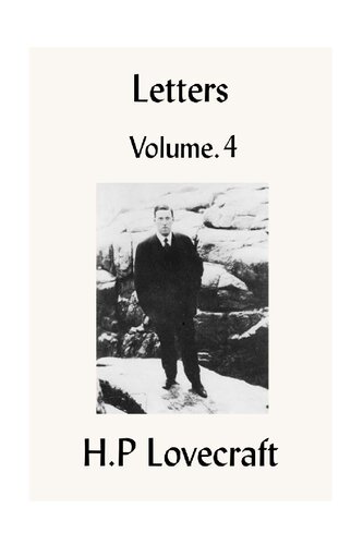 H.P.Lovecraft Letters (Volume 4)