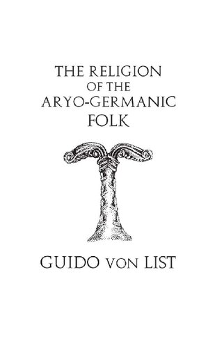 The Religion of the Aryo-Germanic Folk
