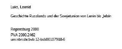 Geschichte Russlands und der Sowjetunion von Lenin bis Jelzin