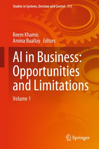 AI in Business: Opportunities and Limitations: Volume 1