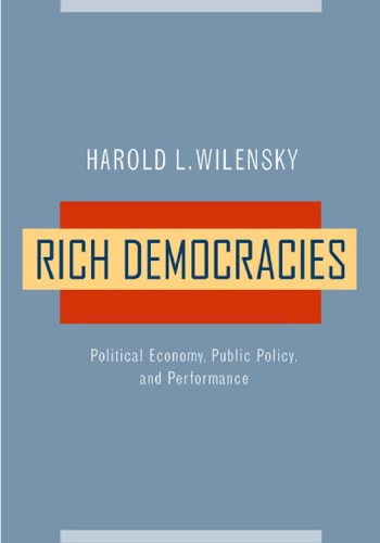 Rich Democracies: Political Economy, Public Policy, and Performance