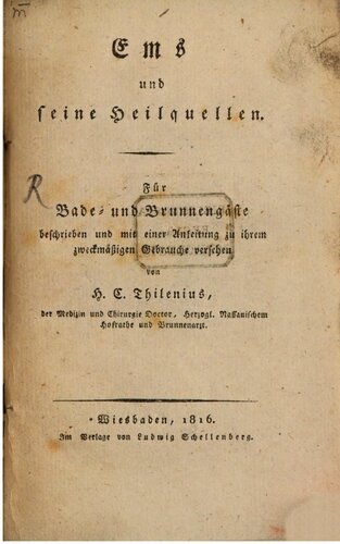 Ems und seine Heilquellen