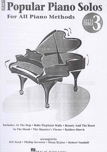 Popular Piano Solos - Level 3: Hal Leonard Student Piano Library