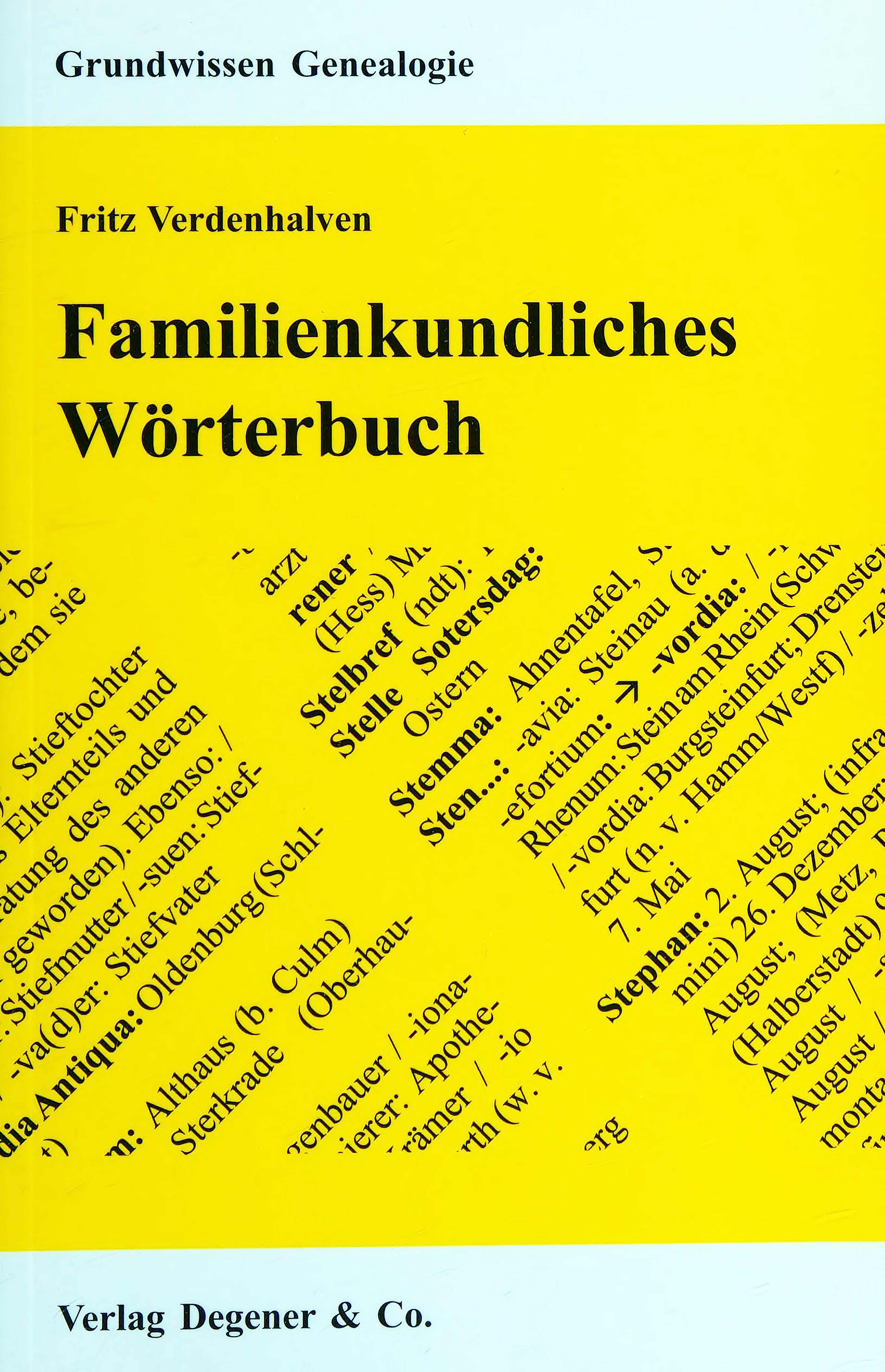 Familienkundliches Wörterbuch