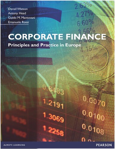 Corporate Finance - Principles and Practice in Europe