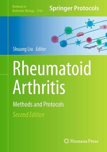 Rheumatoid Arthritis : Methods and Protocols