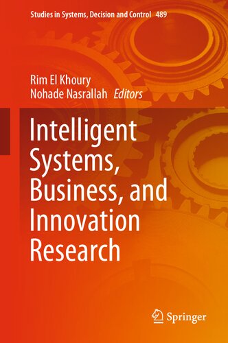 Intelligent Systems, Business, and Innovation Research