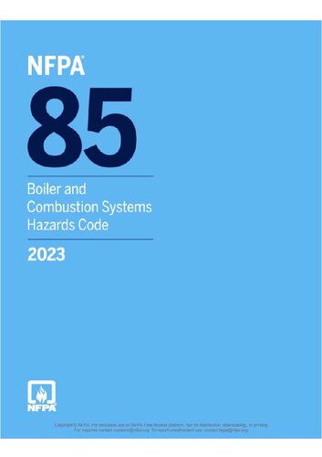 NFPA 85 (Boiler Combustion Systems Hazards Code)