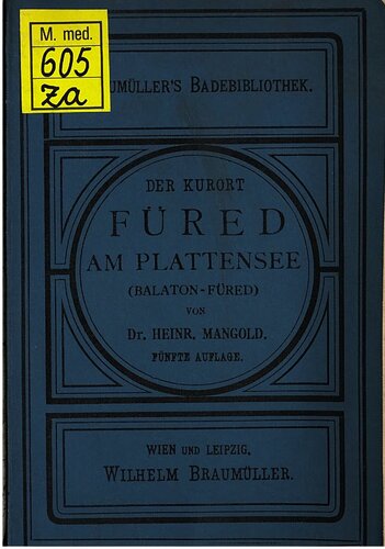 Der Kurort Füred am Plattensee (Balaton-Füred)