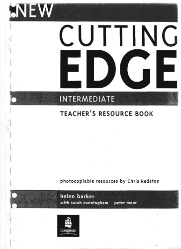 New Cutting Edge: Intermediate Teacher's Book