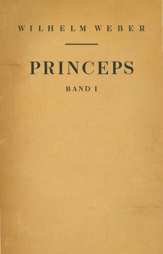 Princeps: Studien zur Geschichte des Augustus