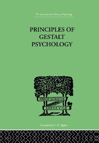 Principles Of Gestalt Psychology