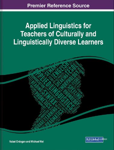 Applied Linguistics for Teachers of Culturally and Linguistically Diverse Learners (Advances in Linguistics and Communication Studies)