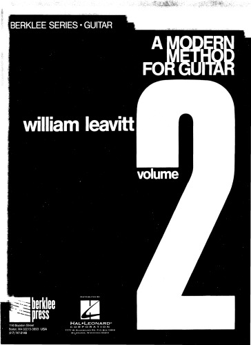 A Modern Method for Guitar - Volume 2