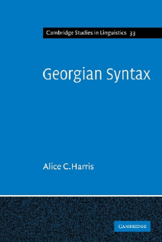 Georgian Syntax: A Study in Relational Grammar