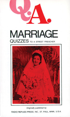 Marriage Quizzes: To a Street Preacher