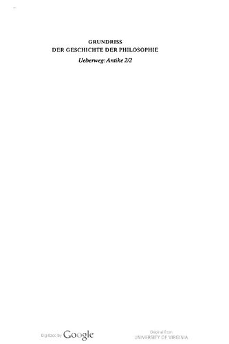 Die Philosophie der Antike: Platon