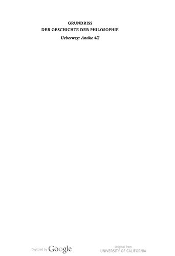 Die Hellenistische Philosophie