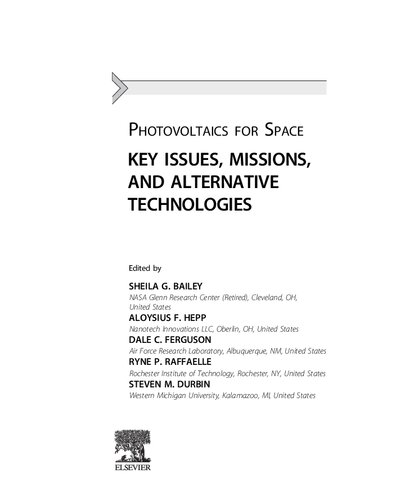Photovoltaics For Space