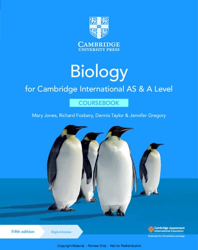 Cambridge International AS & A Level Biology Coursebook with Digital Access (2 Years)